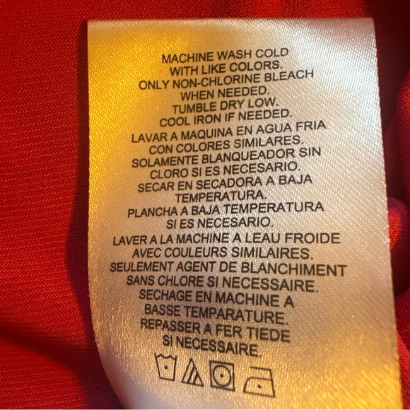 Ellen Tracy Preowned Twist Top with Blouson Sleeves Magenta Size Medium Workwear - Picture 5 of 5